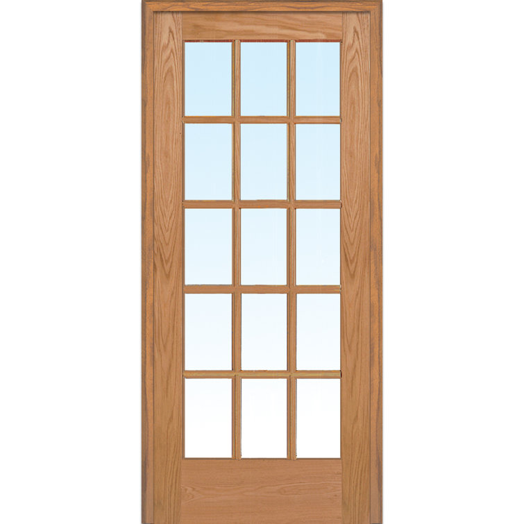 Verona Home Design French Door Glass with Installation Hardware Kit
